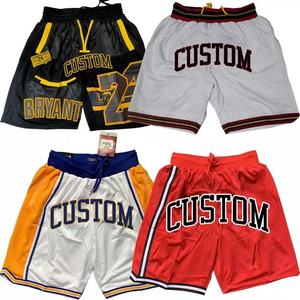 Pantalones cortos transpirables con estampado bordado personalizado para hombre, ropa para baloncesto, Verano - Product Image 1