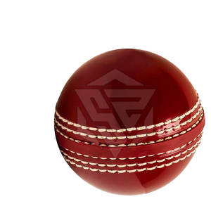 Pelota de cricket de prueba roja de marca personalizada, cuero duradero, alta calidad, ligera, cómoda, para combinar, hecha en Pakistán - Product Image 4