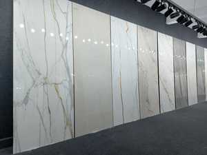 Dalles de porcelaine design moderne 800x3200mm Carreaux de pierre frittée en grès artificiel pour accents intérieurs de sol de salle de bain - Product Image 2