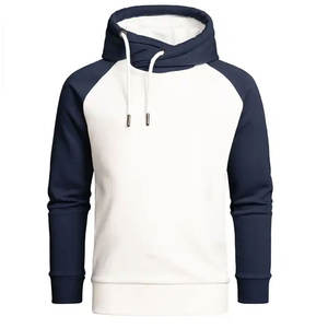 Sweat-shirts unisexes grande taille 100% coton avec logo personnalisé, doublés, respirants, écologiques, de haute qualité, coupe classique, en polaire pour l'hiver, unis pour hommes - Product Image 1