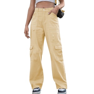 Pantalones Casuales con Bolsillos, Nuevo Diseño, Pantalones Deportivos para Correr, Fitness, Ligeros, Transpirables, Pantalones Cargo para Mujer - Product Image 1