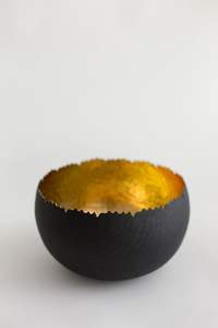 Cuencos para servir de hierro y metal con acabado metálico con superficie lisa perfectos para hogares modernos, hoteles altos y Decoración de cocina elegante - Product Image 4