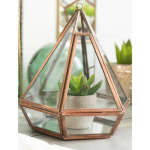 Terrarium en verre moderne en forme de football personnalisé Vase de table Décoration de mariage à la maison Plantes suspendues - Product Image 3