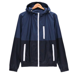 Vêtements de sport Nouveau design Pull personnalisé Imperméable en polyester Fabriqué en veste coupe-vent Vente en gros Veste coupe-vent pas chère - Product Image 2