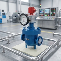 Débitmètre mécanique antidéflagrant DN40 à déplacement positif, type à brides, homologué ATEX pour liquides, pétrole et huiles combustibles