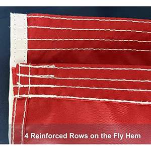 Drapeau américain 5x8 pieds, grand drapeau américain, étoiles brodées résistantes, rayures cousues, 3 œillets en laiton, drapeau USA 5x8 pieds, extérieur/intérieur - Product Image 2