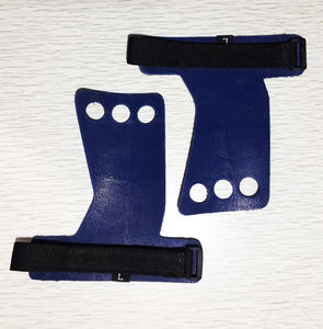 Poignée en cuir de gymnastique, poignée en caoutchouc durable pour l'haltérophilie et l'entraînement en salle de sport, LAIEM INTERNATIONAL LI-6679, tailles S/M/L/XL - Product Image 4