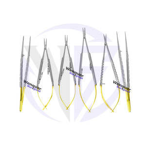 Juego de instrumentos de microcirugía Portaagujas, tijeras y fórceps de alta calidad fabricados por Wenquar Surgical - Product Image 2