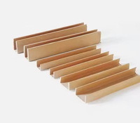 Protection d'angle et de bord en papier kraft brun recyclable en forme de U pour cadres photo, peintures et emballages d'expédition (vente en gros)