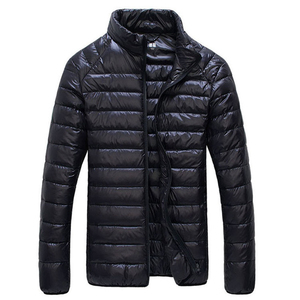 Chaqueta acolchada sólida de color naranja personalizada con tallas grandes chaqueta de burbuja de espectáculo con forro de marca de alta calidad de marca - Product Image 2