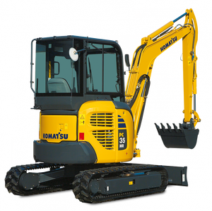 Se vende excavadora usada PC70 KOMATSU en buen estado y diseño original/excavadora Komatsu de segunda mano - Product Image 1