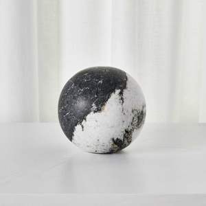 Bolas redondas rústicas de lujo, resina de madera de vidrio, decoración artesanal de Metal para el hogar para bandeja, rellenos de cuencos, centros de mesa - Product Image 1