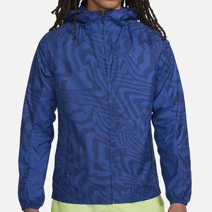 Chaqueta Cortavientos de Mezclilla Ligera para Hombre, Servicio OEM Personalizado, con Capucha, Cuello Alto, Impermeable, de Secado Rápido, para Invierno y Actividades al Aire Libre - Product Image 1
