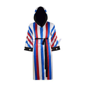 Bata de Boxeo de Nailon Satinado de Alta Calidad con Diseño Personalizado para Artes Marciales, Kickboxing, Muay Thai, Entrenamiento, Características Protectoras Suaves - Product Image 2