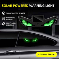Lampe d'avertissement solaire LED pour voiture, lumière décorative triangulaire pour fenêtre, lampe d'ambiance intérieure sans fil