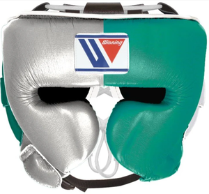 Casque de boxe en cuir de vachette personnalisé OEM pour entraînement et sparring, écologique, respirant, séchage rapide, durable, protection renforcée - Product Image 1