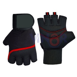 OEM Half-Finger Fitness Gloves Adjustable Gym Training Weight Lifting Wholesale Leather Sports Gear at Reasonable Prices - Product Image 2