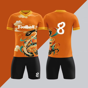 Tenue de football respirante et confortable de haute qualité, sublimation, séchage rapide, vêtements d'entraînement, uniforme de football - Product Image 5