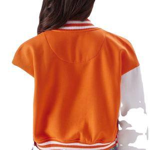 Vestes universitaires courtes pour femmes les plus vendues, logo brodé personnalisé, tissu imprimé, service OEM ODM, 2026 - Product Image 5