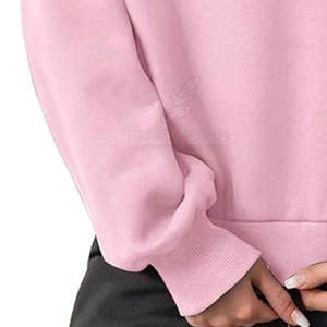 Nouveau Style Custom Made Drop Shoulder Bow Hoodies Haute Qualité Femmes Drop Shoulder Bow Hoodies - Product Image 6