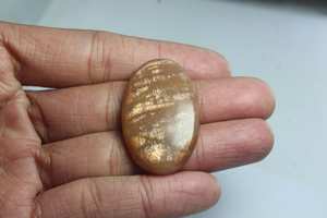 Cabujón de piedra solar con brillo dorado natural, piedra preciosa suelta con brillo dorado para joyería hecha a mano, lista para enviar, Gema Wow - Product Image 3