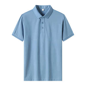 Polos personalizados de algodón orgánico para hombre 100% con logotipo bordado, Camiseta de piqué suave de verano, ropa informal transpirable de alta calidad - Product Image 6