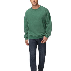 Sweat-shirt épais et lourd pour homme, en coton mélangé, à épaules tombantes, logo personnalisé, sweat-shirt surdimensionné pour homme - Product Image 5