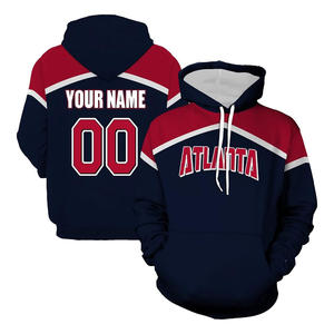 เสื้อฮู้ดสวมหัวผ้าฟลีซหนาผ้าฝ้ายกำหนด100% ได้เองใส่ได้ทั้งชายและหญิงไซส์ใหญ่พิเศษปักลายพิมพ์ดิจิตอลเป็นมิตรกับสิ่งแวดล้อม - Product Image 4