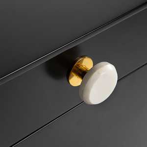 Poignée de porte et de meuble en marbre poli carré, couleur, forme et taille personnalisées, fabriqué en Inde - Product Image 3