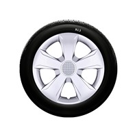 Enjoliveurs de jantes Teamcar ABS chromés argentés 15 pouces haute résistance pour Civic/CR-V/Fiat-1, lot de 4 pièces, emblème offert