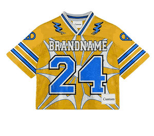 Manufacturer's Wholesale <b>Men's</b> Lightweight Boxy Jersey Breathable Mesh Material Custom Logo OEM Service for <b>Summer</b> Winter - Product Image 1