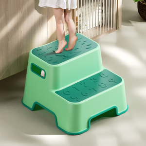 Factory Wholesale PP+TPE Material Strong Load-bearing Non-slip <strong>Puzzle</strong> <strong>Pattern</strong> Children's Footstool - Product Image 1