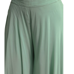 Vente en gros d'ensemble bleu brodé Kurti avec Dupatta Costume Palazzo ethnique pour femmes OEM Vêtements Usine Fournisseur en vrac Vêtements de mode - Product Image 6