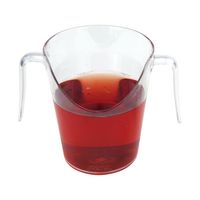 Gobelet à boire transparent Nasalto, vente en gros en Allemagne, vaisselle en plastique écologique personnalisée pour un usage domestique, durable et résistant