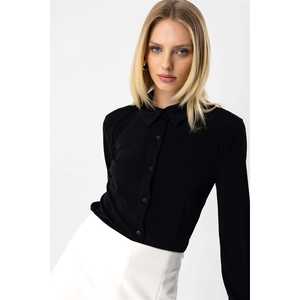 Chemise décontractée à col polo avec logo sur le devant - Product Image 1