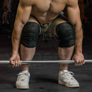 Powerlifting Haltérophilie Prix Usine Personnalisé Doux Protection Complète Genouillères Robustes Accessoires De Musculation - Product Image 6