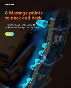 Nouveau fauteuil de massage zéro gravité, massage complet du corps par airbag, modes automatiques, lecteur de musique Bluetooth, adapté au bureau et à la maison - Product Image 3