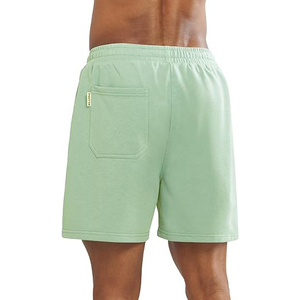 กางเกงขาสั้นลำลองผู้ชาย ผลิตในปากีสถาน ผ้าฝ้าย 100% สวมใส่สบาย แห้งเร็ว ระบายอากาศได้ดี เอวกลาง ลายเรียบ ทนทาน คุณภาพสูง - Product Image 2