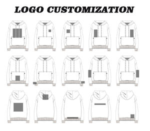 100% cotton blended Hoodies Blank <b>Thick</b> <b>Fleece</b> Heavy Weight Oversized Hoodies Custom Print Logo Men's Hoodies & Sweatshirts - Product Image 4