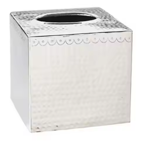 Latest Designer Hammered Tissue Box <b>Bathroom</b> <b>Set</b> Equipment Decorative Antique Copper Cover Tin Metal Tissue <b>Dispenser</b> - Product Image 3