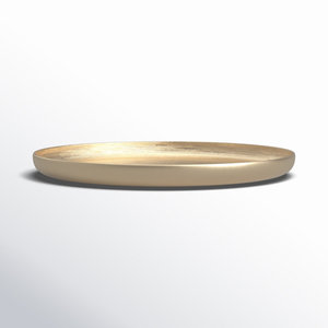 Plateau décoratif rond en aluminium pour les produits d'affichage pour la décoration d'hôtel à bas prix - Product Image 1