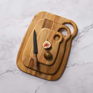 Planche à découper en bois Planche à découper pour viande Fruits Légumes Planche de service en bois pour cuisine à manger par glowin fashion - Product Image 4