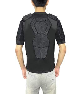 Chemise de sport rembourrée personnalisée, vêtements de sport de compression protecteurs, chemise en gros - Product Image 5