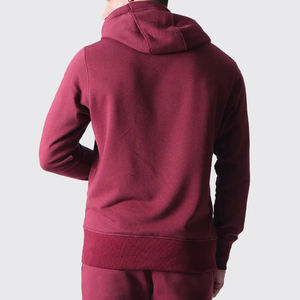 Survêtement surdimensionné unisexe 100% coton, avec fermeture éclair, confortable, chaud, détente, vêtements actifs, cordon de serrage, logo OEM personnalisé, hiver parfait - Product Image 6