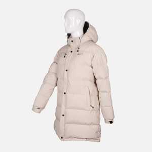 FXDA Chaqueta de mujer Navigate Lhotse Blusa de punto de satén largo Blusa de satén de invierno Impermeable a prueba de viento Cálido Casual Logo Collares - Product Image 5