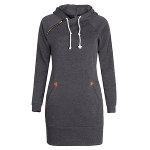 Ladies Fleece Zipper-Up Hoodie Winter Warm Eco-Friendly Windproof Soft Plush Oversized <b>Sweatshirt</b> Casual Streetwear Gym Travel - Product Image 3