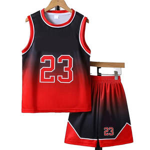 Uniformes de basket-ball respirants pour hommes, grande taille, antibactériens, séchage rapide, impression par sublimation personnalisée, service OEM, importateur - Product Image 2