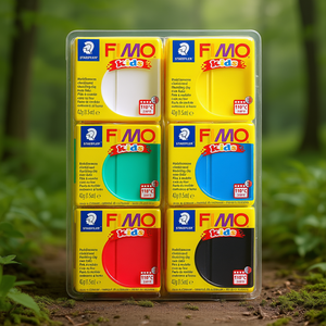 STAEDTLER para Fimo Basic, Paquete de 6 Arcillas de Colores para Manualidades Infantiles - Product Image 3