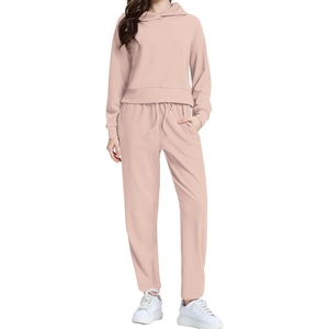 ชุดวอร์มแขนยาวสำหรับผู้หญิงชุดวอร์มผ้าฝ้ายผลิตจากผู้ผลิตที่ดีที่สุด - Product Image 1