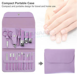 Ensemble de manucure en acier inoxydable pour femmes coupe-ongles et trousse à outils de pédicure coffret cadeau de beauté - Product Image 5